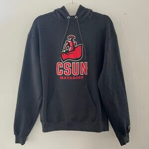 Champion Eco Fleece CSUN Matadors Hoodie Adult Medium Gray College University